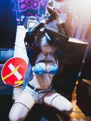 宮本桜 - 交错战线 刃齿 女警_22