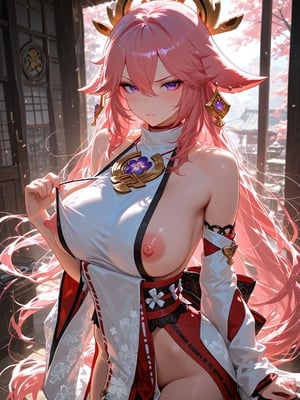 [Rankabee] Yae Miko   Genshin Impact - Shine (Patreon) (AI Generated)