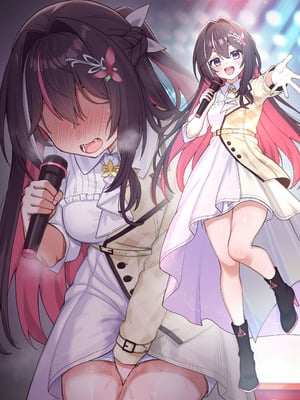 [こけもも] ライブ中の衣装にバイブが仕込まれ、ステージ上でアクメしちゃう AZ〇i (ホロライブ)_08