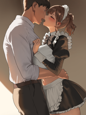 [あんている] 文化祭の放課後に保健室でメイドコスの先生にご奉仕してもらう話_PIC42