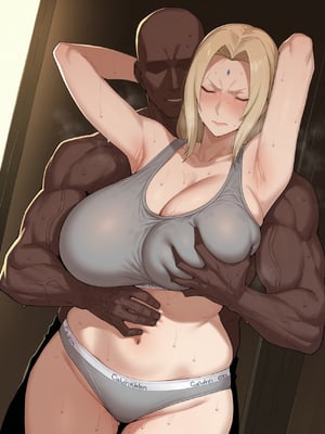 [NTRの村] マンコをイジられると何でも言うことを聞いてしまう綱手様♥ (ナルト)