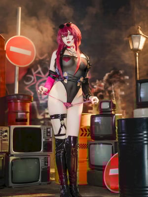 Natsuko夏夏子 - 崩坏：星穹铁道 卡芙卡 dishwasher同人_02