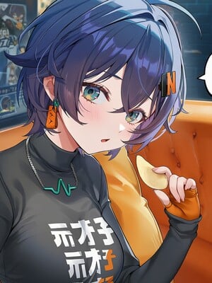 [Pixiv] 青德坊 - 我的妹妹哪有这么……？——铃 (107479500) [Ai generated]_005_Belle_5