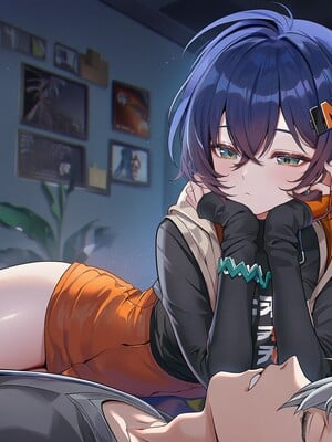 [Pixiv] 青德坊 - 我的妹妹哪有这么……？——铃 (107479500) [Ai generated]_016_Belle_16