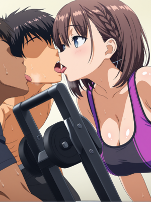 [NTR寝取] 月曜日のたわわ 小愛(アイ) ジムで寝取れるアイ  88P[AI Generated]_007