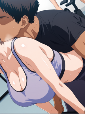 [NTR寝取] 月曜日のたわわ 小愛(アイ) ジムで寝取れるアイ  88P[AI Generated]_009