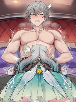 [Pixiv] 青德坊 - “被花火关进奇怪的房间里出不去怎么办，在线等，挺急的。”——流萤 (107479500) [Ai generated] [Uncensored]_046_Firefly_46