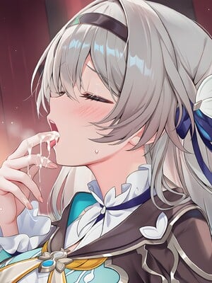 [Pixiv] 青德坊 - “被花火关进奇怪的房间里出不去怎么办，在线等，挺急的。”——流萤 (107479500) [Ai generated] [Uncensored]_056_Firefly_56