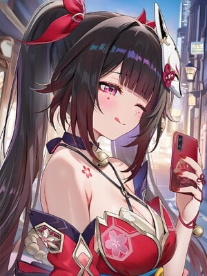 [Pixiv] 青德坊 - “被花火关进奇怪的房间里出不去怎么办，在线等，挺急的。”——流萤 (107479500) [Ai generated] [Uncensored]_174_Firefly_174