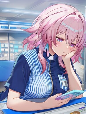 [Pixiv] 青德坊 - “被花火关进奇怪的房间里出不去怎么办，在线等，挺急的。”——流萤 (107479500) [Ai generated] [Uncensored]_201_Firefly_Extra_1