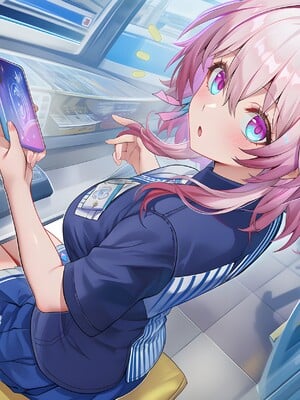 [Pixiv] 青德坊 - “被花火关进奇怪的房间里出不去怎么办，在线等，挺急的。”——流萤 (107479500) [Ai generated] [Uncensored]_202_Firefly_Extra_2