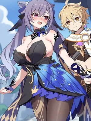 [Pixiv] 青德坊 - 刻晴 金紫定垂之章——第EX章 (107479500) [Ai generated]_015_14