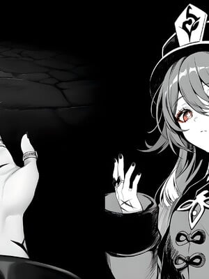 [Pixiv] 青德坊 - 炎蝶振夜，血梅绽霄，千灯灼幽引魂迢——胡桃（宿雪桃红 折梅留芳） (107479500) [Ai generated]_007_Hu_Tao_7