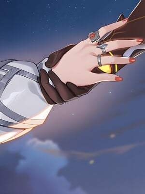 [Pixiv] 青德坊 - 炎蝶振夜，血梅绽霄，千灯灼幽引魂迢——胡桃（宿雪桃红 折梅留芳） (107479500) [Ai generated]_042_Hu_Tao_42