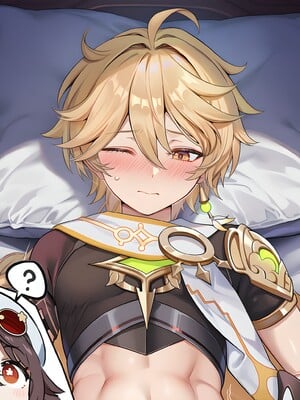 [Pixiv] 青德坊 - 炎蝶振夜，血梅绽霄，千灯灼幽引魂迢——胡桃（宿雪桃红 折梅留芳） (107479500) [Ai generated]_075_Hu_Tao_75