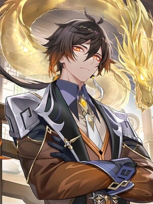 [Pixiv] 青德坊 - 炎蝶振夜，血梅绽霄，千灯灼幽引魂迢——胡桃（宿雪桃红 折梅留芳） (107479500) [Ai generated]_123_Hu_Tao_123