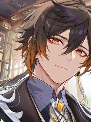 [Pixiv] 青德坊 - 炎蝶振夜，血梅绽霄，千灯灼幽引魂迢——胡桃（宿雪桃红 折梅留芳） (107479500) [Ai generated]_127_Hu_Tao_127