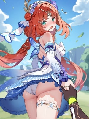 [Pixiv] 青德坊 - 妮露与空的秘密约会 (107479500) [Ai generated]_10_10