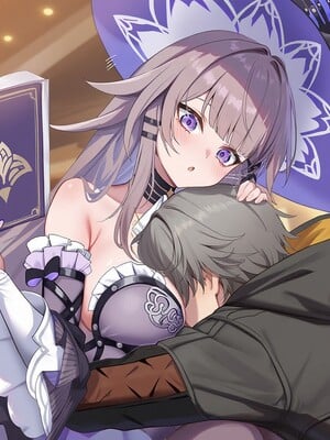 [Pixiv] 青德坊 - 天才的课外辅导——大黑塔／黑塔 (107479500) [Ai generated]_015_The_Herta_15