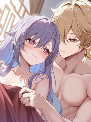 [Pixiv] 青德坊 - 与往常有些不同的一夜——刻晴 (107479500) [Ai generated]_163_married_163