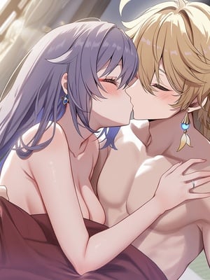 [Pixiv] 青德坊 - 与往常有些不同的一夜——刻晴 (107479500) [Ai generated]_164_married_164