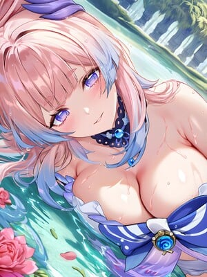 [Pixiv] 青德坊 - 爱深埋珊瑚海——珊瑚宫心海 (107479500) [Ai generated]