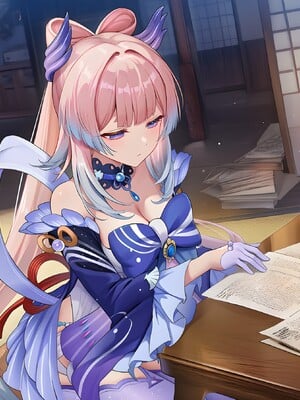 [Pixiv] 青德坊 - 爱深埋珊瑚海——珊瑚宫心海 (107479500) [Ai generated]_002_Kokomi_2