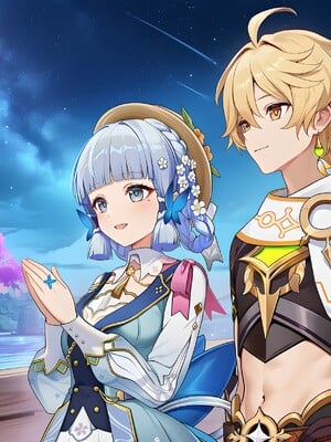 [Pixiv] 青德坊 - 爱深埋珊瑚海——珊瑚宫心海 (107479500) [Ai generated]_009_Kokomi_9