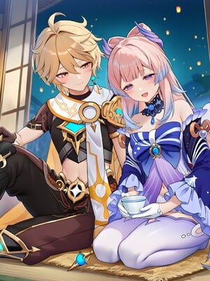 [Pixiv] 青德坊 - 爱深埋珊瑚海——珊瑚宫心海 (107479500) [Ai generated]_024_Kokomi_24