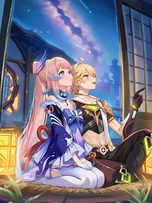 [Pixiv] 青德坊 - 爱深埋珊瑚海——珊瑚宫心海 (107479500) [Ai generated]_025_Kokomi_25