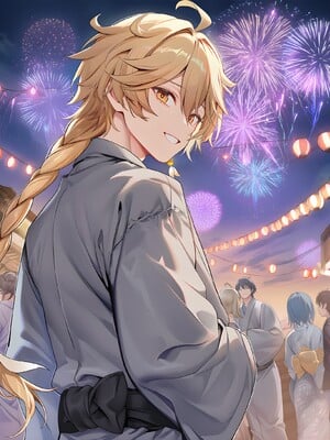 [Pixiv] 青德坊 - 爱深埋珊瑚海——珊瑚宫心海 (107479500) [Ai generated]_195_Kokomi_195