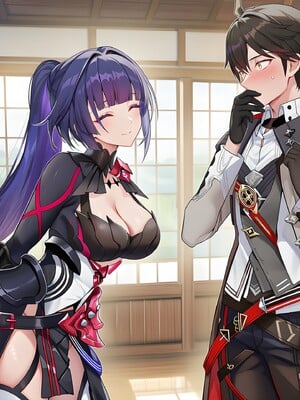 [Pixiv] 青德坊 - 与她相拥坠入于熠熠旧梦——雷电芽衣（后崩坏书 鬼胄蛇影）(107479500) [Ai generated] [Uncensored]_159_Raiden_Mei_159