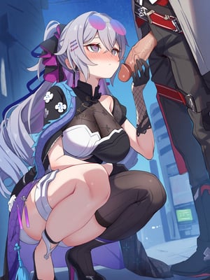 [Pixiv] 青德坊 - 与她沉溺溶化于漫漫夜色——布洛妮娅（夜为霓裳 夜漫未央） (107479500) [Ai generated]_034_Bronya_34