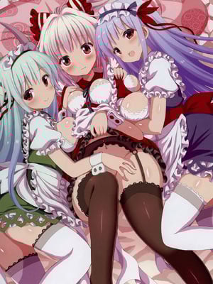 (C91) [難民ふぇすてぃばる (ぎヴちょこ)] メイドけねもこさんどいっち! (東方Project)｜女仆慧音妹红三人行！ [白杨汉化组]_02