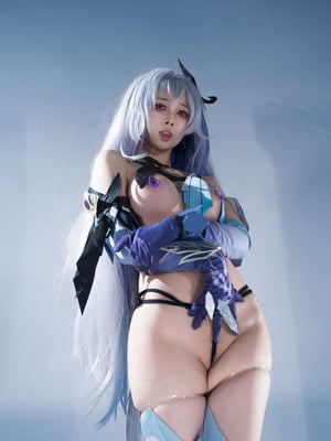 上杉绘黎落 - 原神 丝柯克_039