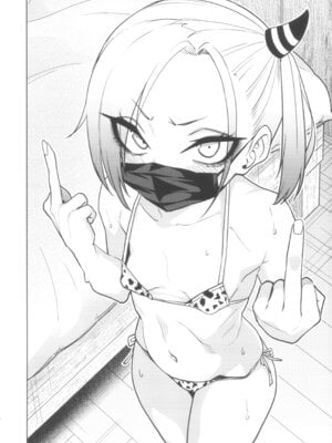 (C105) [ぐじら4号 (ぐじら)] ヤンキーちゃんが中指たててるエッチなイラスト本_03