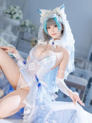 蜜汁猫裘 - 碧蓝航线 柴郡 花嫁