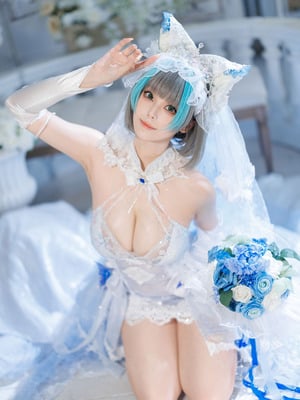 蜜汁猫裘 - 碧蓝航线 柴郡 花嫁_007