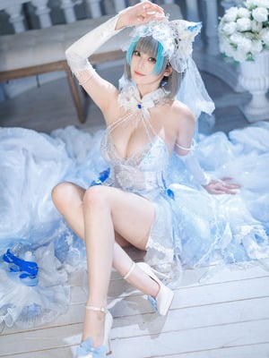 蜜汁猫裘 - 碧蓝航线 柴郡 花嫁_014