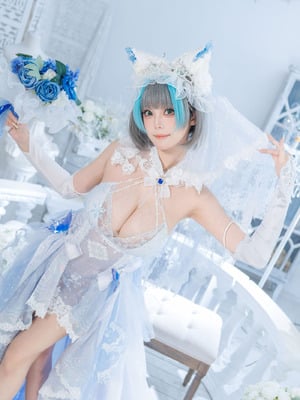 蜜汁猫裘 - 碧蓝航线 柴郡 花嫁_089