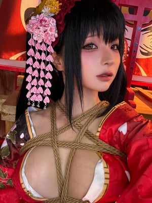 蠢沫沫 –狂三和服cos_176