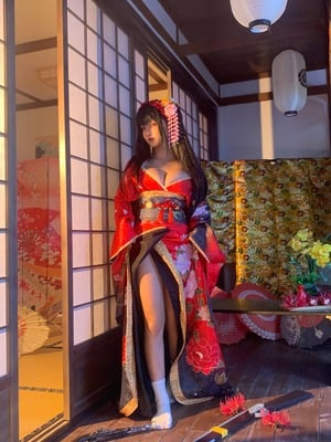 蠢沫沫 –狂三和服cos_199