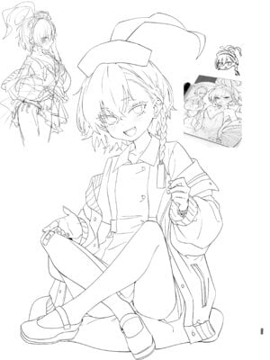 [やんやんよ (やんよ)] やんやんよびゅるるあーかいぶラインアートワークス(上巻) (ブルーアーカイブ) [DL版]_064