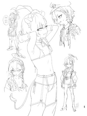 [やんやんよ (やんよ)] やんやんよびゅるるあーかいぶラインアートワークス(上巻) (ブルーアーカイブ) [DL版]_092