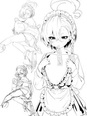 [やんやんよ (やんよ)] やんやんよびゅるるあーかいぶラインアートワークス(上巻) (ブルーアーカイブ) [DL版]_129