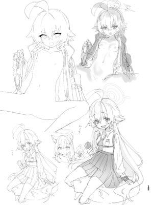 [やんやんよ (やんよ)] やんやんよびゅるるあーかいぶラインアートワークス(上巻) (ブルーアーカイブ) [DL版]_162