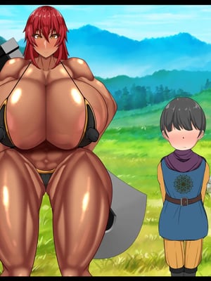 [ケセラ・セラ (瀬良透)] ゴリムチ女戦士さん♪お下劣チン道中っ!♪～硬派で屈強だけどゴブリンとかオークとかジジィとか変態魔導士とか勇者様に即チン負け三昧の俺っ娘爆乳爆尻女戦士さんっ♪～_425