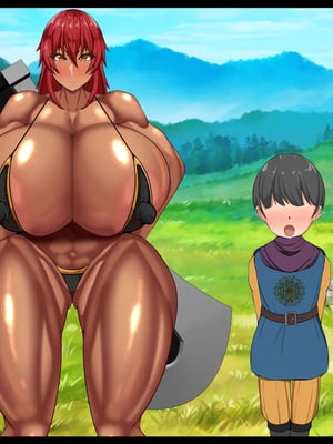 [ケセラ・セラ (瀬良透)] ゴリムチ女戦士さん♪お下劣チン道中っ!♪～硬派で屈強だけどゴブリンとかオークとかジジィとか変態魔導士とか勇者様に即チン負け三昧の俺っ娘爆乳爆尻女戦士さんっ♪～_426