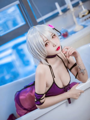 二佐Nisa - FGO 黑贞 水着_24