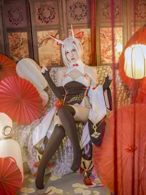 二佐Nisa - 碧蓝航线 绫波 新春旗袍_06